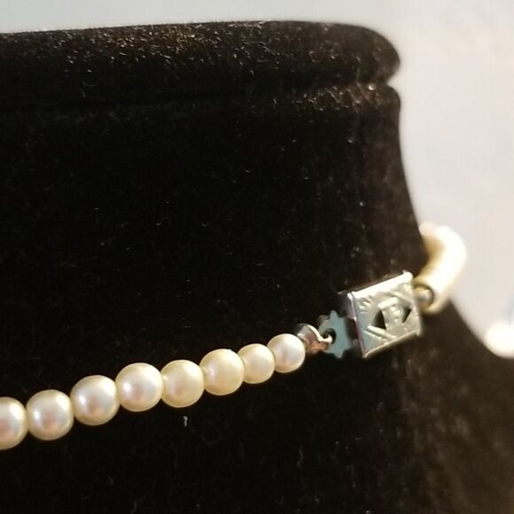 Vintage faux pearl necklace - Picture 6 of 7